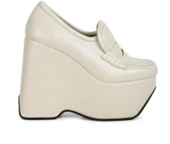 Women's Rag & Co Gilliam Platform Wedge Loafers
