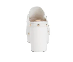 Women's Rag & Co Lyrac Recycled Leather Platform Clogs