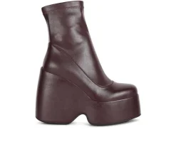 Women's Rag & Co Purnell Wedge Platform Booties