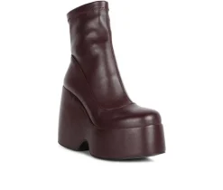 Women's Rag & Co Purnell Wedge Platform Booties