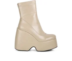 Women's Rag & Co Purnell Wedge Platform Booties