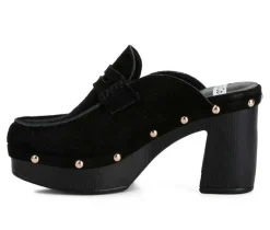 Women's Rag & Co Riley Heeled Clogs