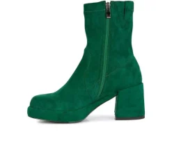 Women's Rag & Co Two Cubes Heeled Booties