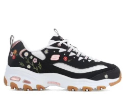 Women's Skechers 150553 Dlites Floral Sneakers