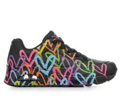 Women's Skechers Street Uno Highlight Love 177981 Wedge Sneakers