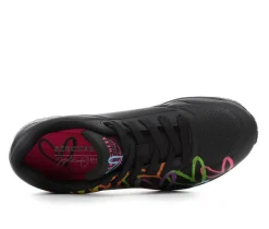 Women's Skechers Street Uno Highlight Love 177981 Wedge Sneakers