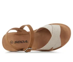 Women's Soda Chester-S Wedge Sandals