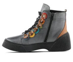 Women's SPRING STEP Yeba Lace Up Booties