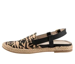 Women's Trotters Paisley Espadrille Slingback Loafers