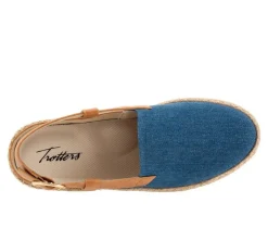 Women's Trotters Paisley Espadrille Slingback Loafers