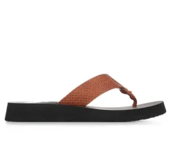 Women's Yellow Box Addyson Flip-Flops