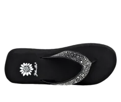 Women's Yellow Box Africa Wedge Flip-Flops