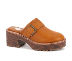 Women's Yellow Box Barker Platform Clogs
