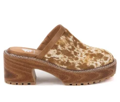 Women's Yellow Box Baylor Platform Clogs