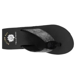 Women's Yellow Box Chellie Wedge Flip-Flops