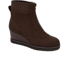 Women's Yellow Box Corado Wedge Booties