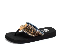 Women's Yellow Box Fayth Flip-Flops