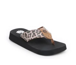 Women's Yellow Box Ferlia Flip-Flops