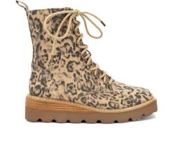 Women's Yellow Box Inez Combat Booties