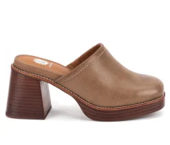 Women's Yellow Box Ivaria Platform Clogs