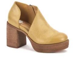 Women's Yellow Box Loredo D'Orsay Platform Clogs