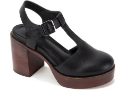 Women's Yellow Box Lubbock Maryjane Platform Clog