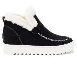 Women's Yellow Box Moritz Shearling Wedge Boots