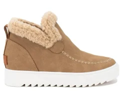 Women's Yellow Box Moritz Shearling Wedge Boots