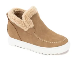 Women's Yellow Box Moritz Shearling Wedge Boots