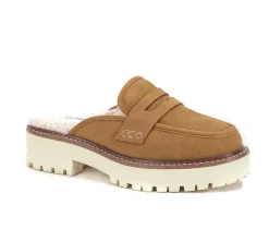 Women's Yellow Box Shareen Shearling Loafer Mules