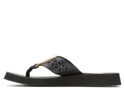 Women's Yellow Box Sharen Flip-Flops