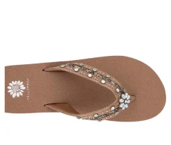 Women's Yellow Box Terell Wedge Flip-Flops