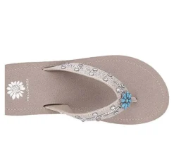 Women's Yellow Box Terell Wedge Flip-Flops