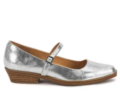 Women's Yellow Box Wilma Low Heeled Maryjanes