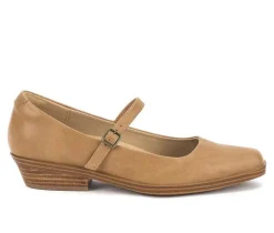 Women's Yellow Box Wilma Low Heeled Maryjanes