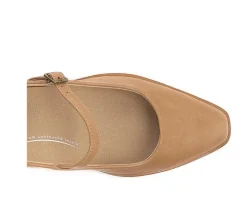 Women's Yellow Box Wilma Low Heeled Maryjanes