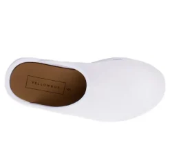 Women's Yellow Box Zippy Platform Clogs