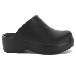 Women's Yellow Box Zippy Platform Clogs